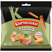 Сухарики Кириешки, со вкусом холодца с хреном и горчичным соусом «Calve», 85 г 