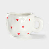 Чайная пара Доляна «Любовь», ручная роспись, керамика, 10662997 Чайная пара Доляна «Любовь», ручная роспись, керамика, 10662997