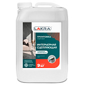 Грунт интерьерный сцепляющий пр. плесени Лакра 9кг Грунт интерьерный сцепляющий пр. плесени Лакра 9кг