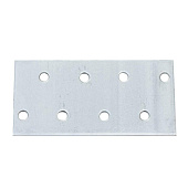  Пластина соединительная 40х80х1,8-2,0мм цинк 