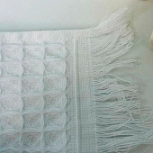 Полотенце вафельное 100х150см Waffle цвет белый 01-001 Полотенце вафельное 100х150см Waffle цвет белый 01-001