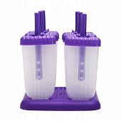 Набор форм для мороженого из пластика 6шт,фиолетовый 10117 Набор форм для мороженого из пластика 6шт,фиолетовый 10117