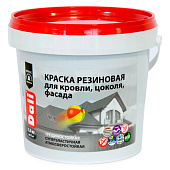  "DALI" краска резиновая для кровли, цоколя, фасада, база А - 1,3 кг 
