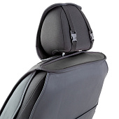  Накидки на сиденье Car Performance передние 2 шт алькантара + экокожа черные CUS-3044 BK/BK "В" 