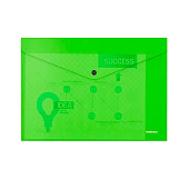  Папка на кнопке А4, ErichKrause Glossy Neon, 180 мкм, ассорти, 50300 