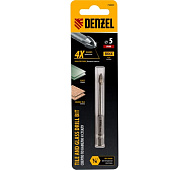 Сверло по керам. плитке 5мм шестигр. хвостовик Denzel Сверло по керам. плитке 5мм шестигр. хвостовик Denzel