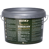 Защит. декор. покрытие HUSKY SIBERIAN ЭКО-ЛАЗУРЬ белый 2,5л