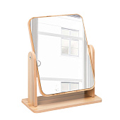 Зеркало настольное ЭКО, 15,7х20,5 см, без увеличения, 7508115 Зеркало настольное ЭКО, 15,7х20,5 см, без увеличения, 7508115