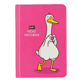  Скетчбук MyArt Pocket гусь 48л 