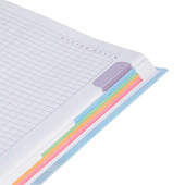  Бизнес-блокнот А5, 80 л, блок, клетка, твердая обложка, матовая ламинация, 3D фольга, Благородная птица, 80ББ5лофВ1_30945 