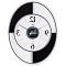  Часы настенные прозрачные Шахматы, открытая стрелка, 3445-002 (10) 
