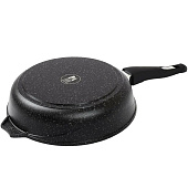 Сковорода 240мм Гранит а/п Blaсk Induction Pro съем.руч. 024802И