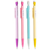  Карандаш механический Alingar пластиковый c ластиком Пастельный глянец, 0,7 мм, AL9675 
