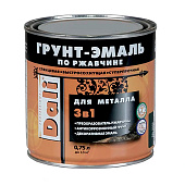 ГРУНТ - ЭМАЛЬ по ржавчине "DALI" коричневый RAL 8017-0,75л ГРУНТ - ЭМАЛЬ по ржавчине "DALI" коричневый RAL 8017-0,75л