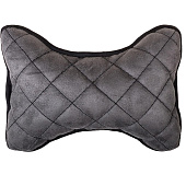 Подушка на подголовник SKYWAY EXPENSIV алькантара Серая (строчка черная) Подушка на подголовник SKYWAY EXPENSIV алькантара Серая (строчка черная)