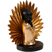 Сувенир полистоун "Маленький хотей - молитва. Пальмовый лист" золото и чёрный 18х9х18 см 10323436 Сувенир полистоун "Маленький хотей - молитва. Пальмовый лист" золото и чёрный 18х9х18 см 10323436