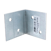  Уголок мебельный широкий 40х40х40x1,5мм, цинк 