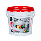 "DALI" краска акриловая интерьерная белоснежная - 0,9 л. "DALI" краска акриловая интерьерная белоснежная - 0,9 л.