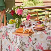  Скатерть (полиэстер) 145х220 Доляна Лютики 7797368 