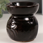  Аромалампа для эфирных масел «Геометрия и растительность», керамика, 7.5?8.5?9 см, МИКС 10693197 