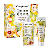  Подарочный набор Compliment Энергия фруктов №1141 жен. (мыло 320 + крем для рук 100) 