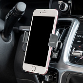 Держатель телефона на дефлектор SKYWAY 360°, Черный карбон Держатель телефона на дефлектор SKYWAY 360°, Черный карбон