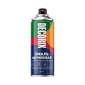  Эмаль аэрозольная универсальная Красный DECORIX, 520 мл. 