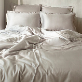 Наволочка SL Home Tencel 70х70+3 см , цв. светло-серый 10285357