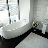  Ванна акриловая Дива 1700х900х630 правая без каркаса Aquatek 