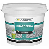 Шпатлевка латекс финишная выравнивающая для гипсокартона Лакра 1,5кг Шпатлевка латекс финишная выравнивающая для гипсокартона Лакра 1,5кг