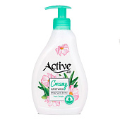 Мыло-крем жидкое Active Алоэ вера и лотос дозатор 350мл Мыло-крем жидкое Active Алоэ вера и лотос дозатор 350мл