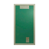  Зеркало в раме Милана белое 60х120 универсальное крепление Континент 