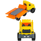 Машина БИЗОН Тягач бортовой с прицепом строительный Машина БИЗОН Тягач бортовой с прицепом строительный