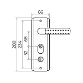Ручки универсальные (для кит. дверей тип 8) MARLOK Ручки универсальные (для кит. дверей тип 8) MARLOK