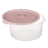 Контейнер круглый для СВЧ пластик 1,6л 861-327 Контейнер круглый для СВЧ пластик 1,6л 861-327