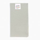  Набор кухонных полотенец (вафля) 35х60 серый 2шт 