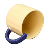 Кружка «Ribbed mug», beige YX-585B-04 Кружка «Ribbed mug», beige YX-585B-04