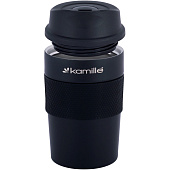 Термокружка 360 мл из нержавеющей стали с TPR вставкой 2049 Термокружка 360 мл из нержавеющей стали с TPR вставкой 2049