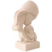 Бюст фигурка полистоун «Мама и дочка», белый в крапинку, 10.5х5.5х15 см Бюст фигурка полистоун «Мама и дочка», белый в крапинку, 10.5х5.5х15 см