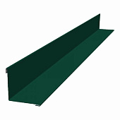 Планка угла внутреннего 0,4х50х50 L=2м (RAL 6005 Зеленый мох) Планка угла внутреннего 0,4х50х50 L=2м (RAL 6005 Зеленый мох)