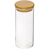Банка с бамбук.крышкой, Д65 Ш65 В150, 450 мл, прозрачный Muj-04 Банка с бамбук.крышкой, Д65 Ш65 В150, 450 мл, прозрачный Muj-04