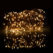  Садовая гирлянда-нить 200LED желтый теплый SLR-G03-200Y /ФАZA 