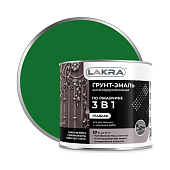 Грунт-эмаль 3 в 1 Зелёный Лакра  1,7кг