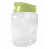 Емкость для хранения Verona квадратная 3,0л ПЭТ (салатовый) 66-1142 Емкость для хранения Verona квадратная 3,0л ПЭТ (салатовый) 66-1142