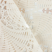 Клеенка Lace Print 137 см. YD-528F бел. 16373 Клеенка Lace Print 137 см. YD-528F бел. 16373