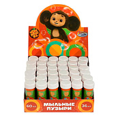  Мыльные пузыри «Чебурашка», 60 мл 