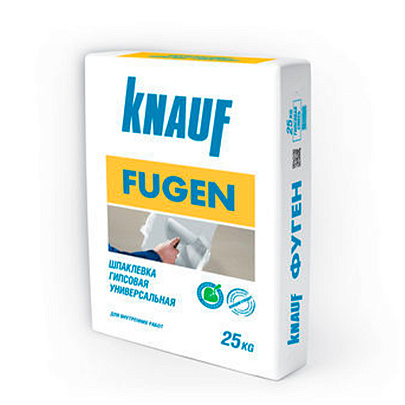 Шпаклевка гипсовая универсальная Фуген (25кг) /Knauf Шпаклевка гипсовая универсальная Фуген (25кг) /Knauf