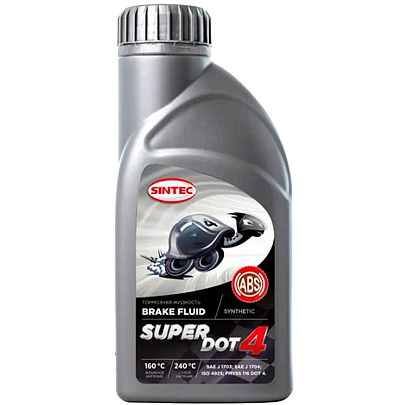  Тормозная жидкость Sintec Super DOT-4 455 гр 
