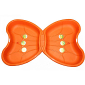  Песочница-бассейн Крыло бабочки, 112х88х18см, оранжевая  арт.С 179-О 