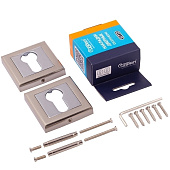 Накладка под цилиндр Нора-М НК-К, матовый никель Накладка под цилиндр Нора-М НК-К, матовый никель